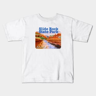 Slide Rock State Park, Arizona Kids T-Shirt